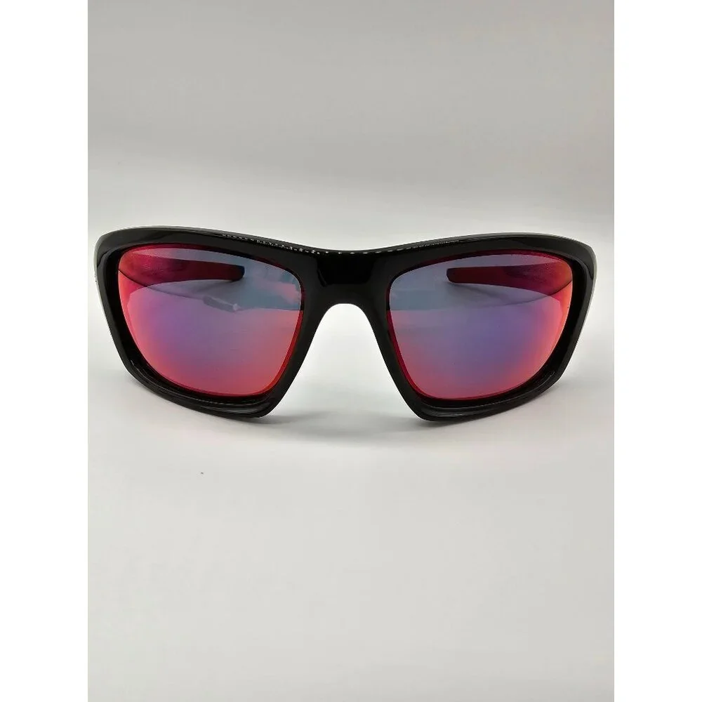 Oakley Valve Sunglasses Polished Black Frame Red Iridium Lens‎